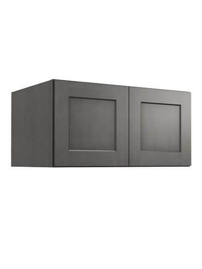 Shaker Cinder W361824 Wall Refrigerator Cabinet Closed