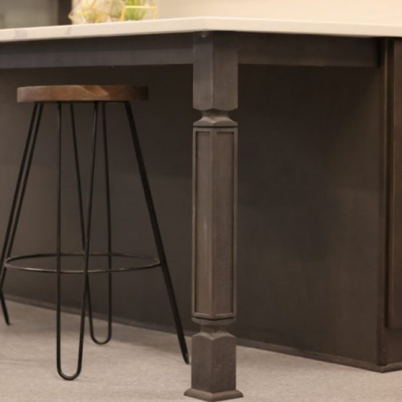 Rockport Walnut Kitchen Island | CabinetSelect.com