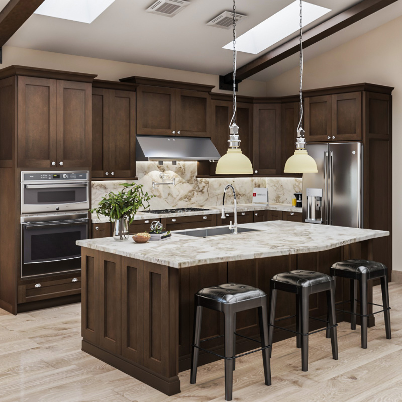 Rockport Walnut Kitchen | CabinetSelect.com