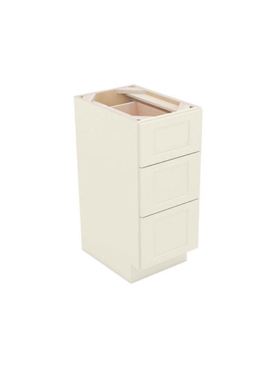 Shaker Antique White 3vdb15 Vanity Drawer Base Closed