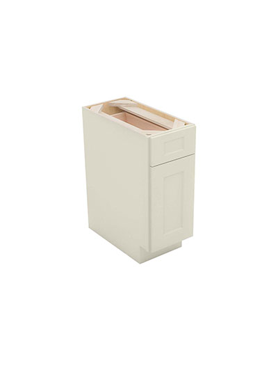 Shaker Antique White B12 Base Cabinet Closed