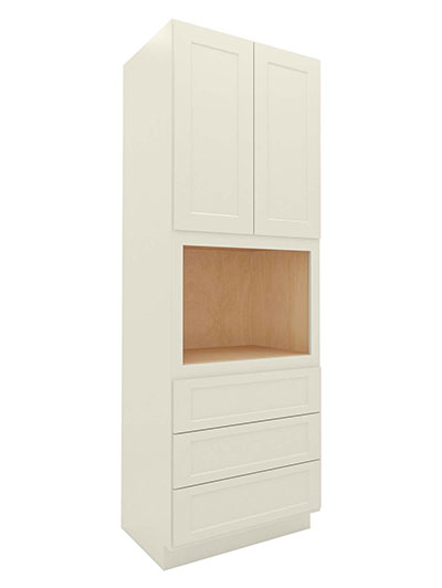 Shaker Antique White O339624 Oven Cabinet Closed
