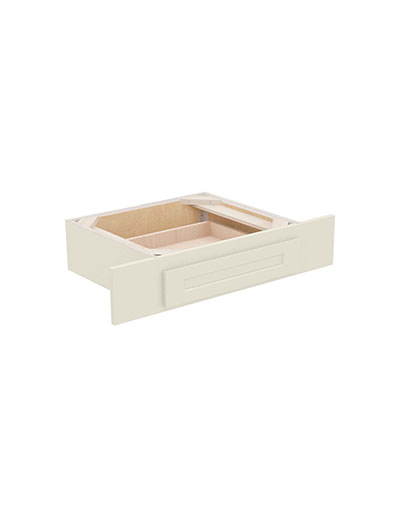 Shaker Antique White Vkd36 Desk Knee Drawer Closed