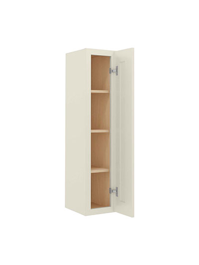 SA-W0942: Shaker Antique White 9″ Single Door 42″ High Wall Cabinet