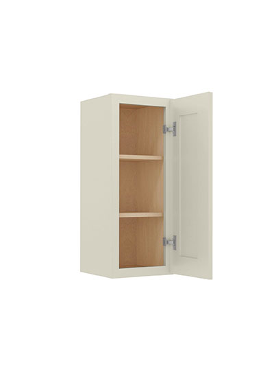SA-W1230: Shaker Antique White 12″ Single Door 30″ High Wall Cabinet