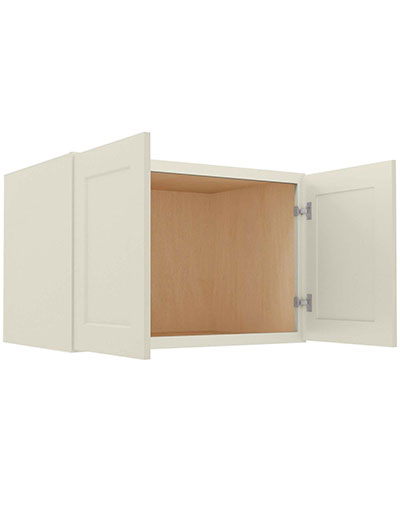 SA-W362424: Shaker Antique White 36″ Wall Refrigerator Cabinet 24″ H (24″ Deep)