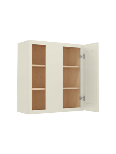 SA-WBC2730: Shaker Antique White 27″ Wall Blind 30″ High Cabinet