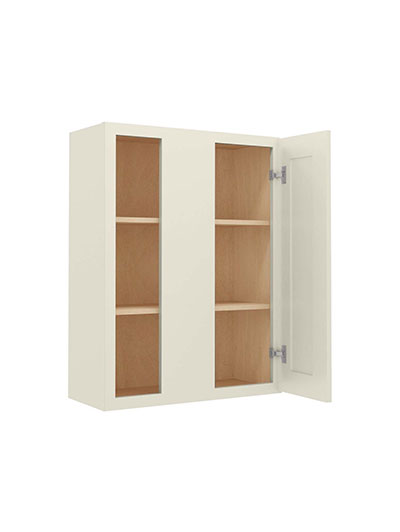 SA-WBC2742: Shaker Antique White 27″ Wall Blind 42″ High Cabinet