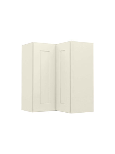 Shaker Antique White Wer2430 Wall Easy Reach Cabinet Closed