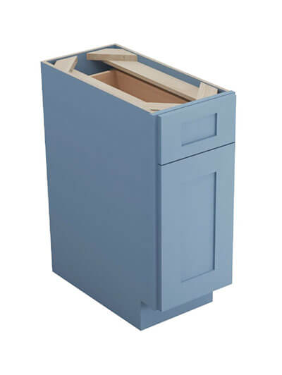 Xterra Blue Shaker B12 Base Cabinet Closed