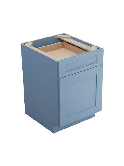 Xterra Blue Shaker B21 Base Cabinet Closed