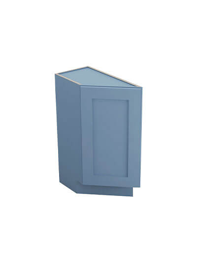 Xterra Blue Shaker Btc12l Angle Base End Cabinet Closed