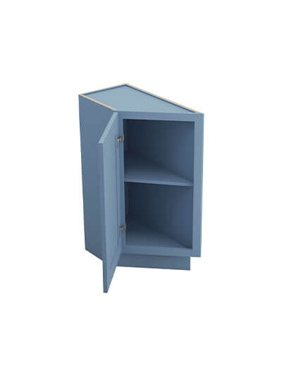 AX-BTC12L: Xterra Blue Shaker 12″ Angle Base End Cabinet