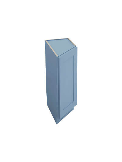 Xterra Blue Shaker Btc12r Angle Base End Cabinet Closed
