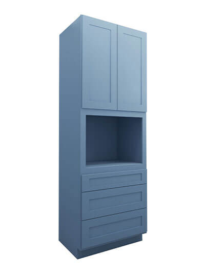 Xterra Blue Shaker Oc3396b Oven Cabinet Closed