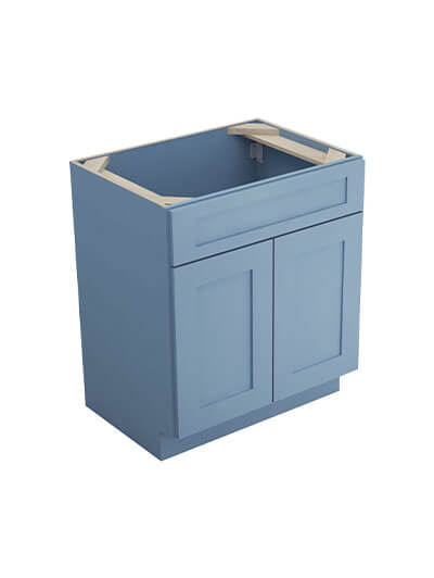 Xterra Blue Shaker S3021b Sink Base Vanity Closed