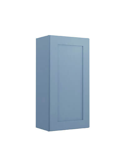 Xterra Blue Shaker W1836 Wall Cabinet Closed