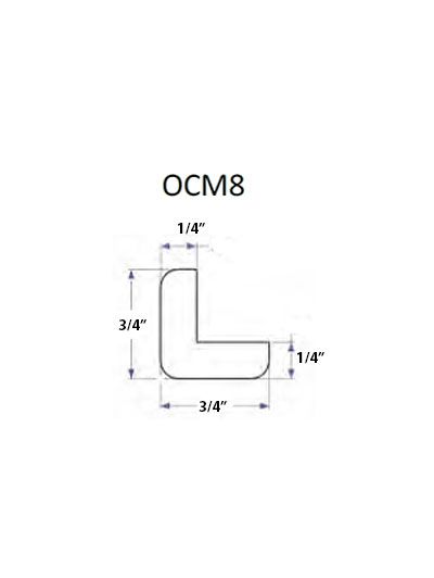 Natural Shaker Outside Corner Molding