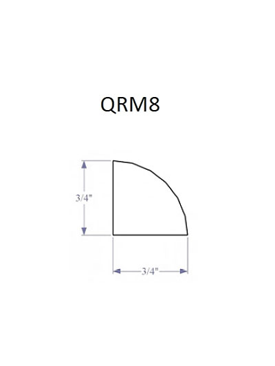 Natural Shaker Quarter Round Molding