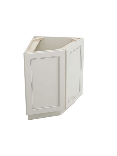 Townplace Crema Ab24 Angle Base End Cabinet Closed