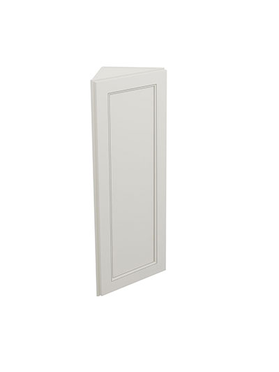 Townplace Crema Aw42 Angled Wall End Cabinet Closed