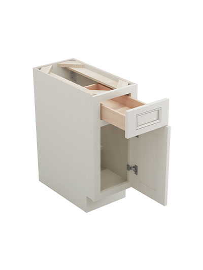 TQ-B12: Townplace Crema 12″ 1 Drawer 1 Door Base Cabinet