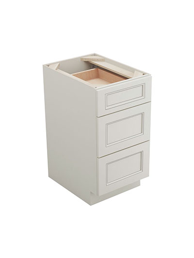 Townplace Crema Db18 3 Drawer Base Cabinet Closed