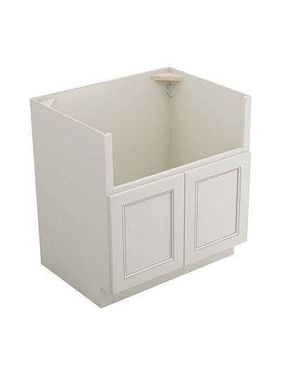 Townplace Crema Fsb33b Farm Sink Base Cabinet Closed
