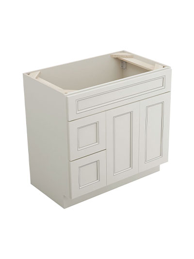 Townplace Crema S3621bdl Left Drawer Vanity Closed
