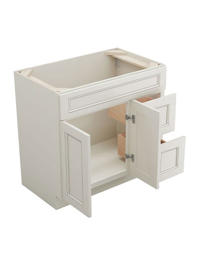 TQ-S3621BDR-34-1/2″: Townplace Crema 36″ Right Drawers (2) Vanity