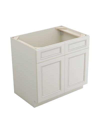 Townplace Crema Sb36b 2 Door Sink Base Cabinet Closed