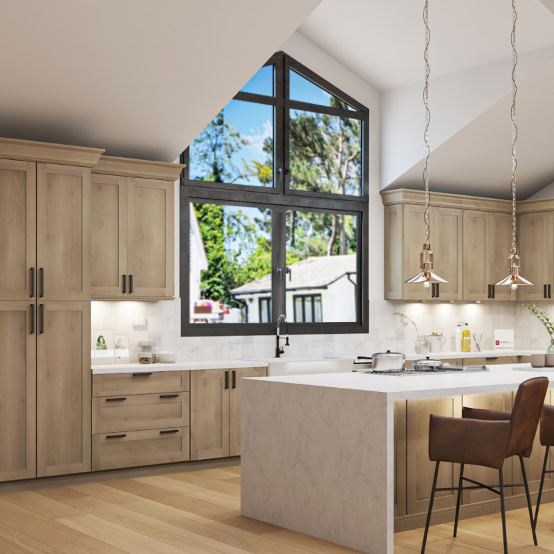 Natural Shaker Kitchen | CabinetSelect.com