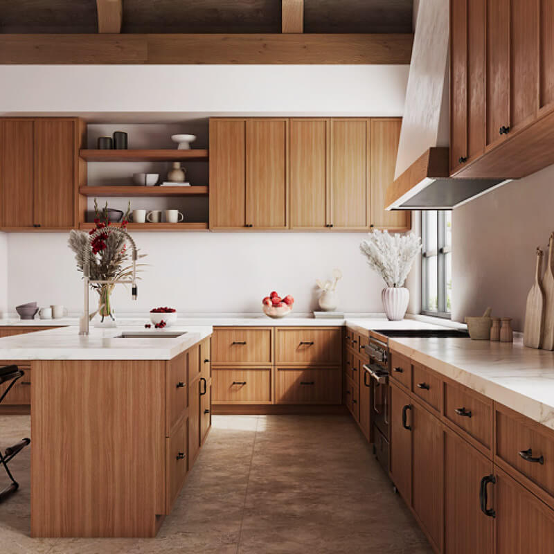 Petit Brown Skiny Shaker | CabinetSelect.com