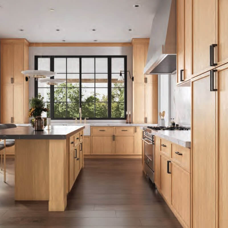 Petit Sand Skiny Shaker Cabinets | CabinetSelect.com