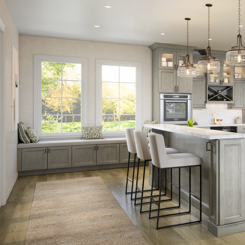 Oxford Mist Kitchen Cabinet