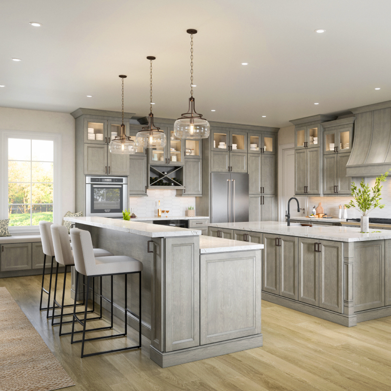 Oxford Mist Kitchen Cabinets