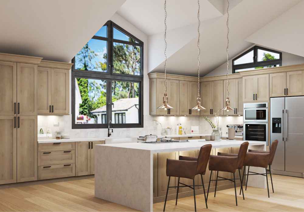 Natural Shaker Kitchen Cabinets | Kitchen Design Inspiration | Cabinetselect.com