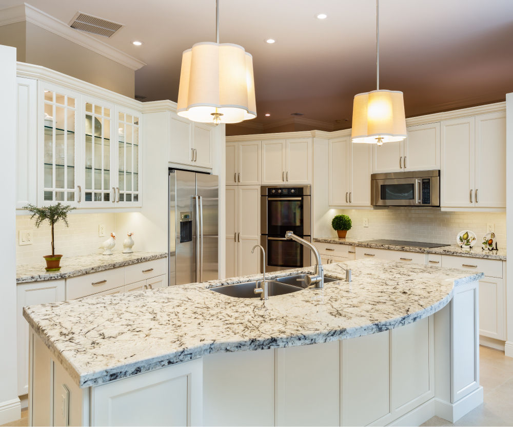 Shaker White Kitchen Cabinets | Kitchen Design Inspiration | Cabinetselect.com