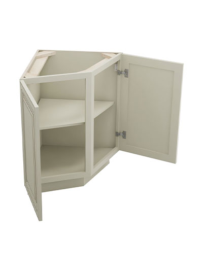 SL-AB24 (Base): Signature Pearl 24″ Angle Base End Cabinet