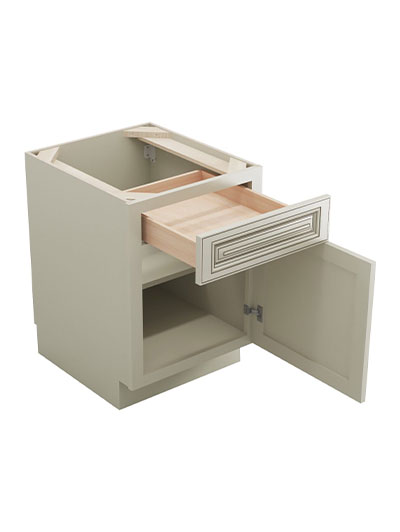 SL-B21: Signature Pearl 21″ 1 Drawer 1 Door Base Cabinet