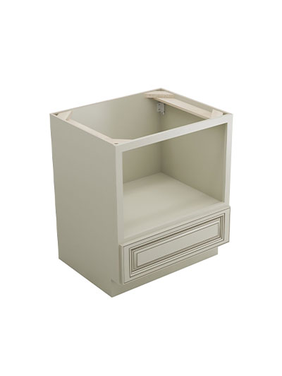 Signature Pearl B30mw Microwave Base Cabinet Closed