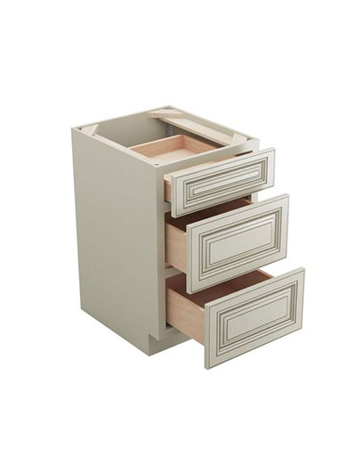 SL-DB24(3): Signature Pearl 24″ 3 Drawer Base Cabinet