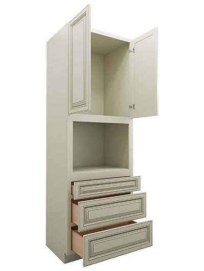 SL-OC3396B: Signature Pearl 33″ 3 Drawer 2 Door Oven Cabinet
