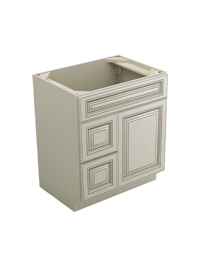 Signature Pearl S3021dl Left Drawer Vanity Closed
