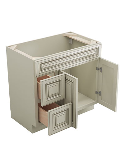 SL-S3621BDL-34-1/2″: Signature Pearl 36″ Left Drawers (2) Vanity
