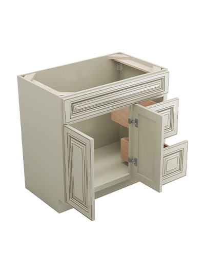 SL-S3621BDR-34-1/2″: Signature Pearl 36″ Right Drawers (2) Vanity