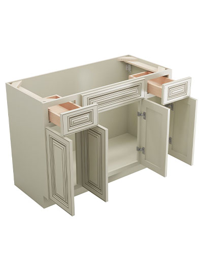 SL-S4821B12D-34-1/2″: Signature Pearl 48″ Drawers (2) Vanity