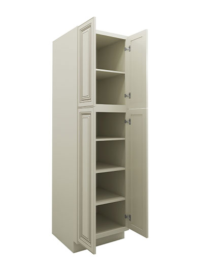 SL-WP2484B: Signature Pearl 24″ 4 Door Pantry Cabinet