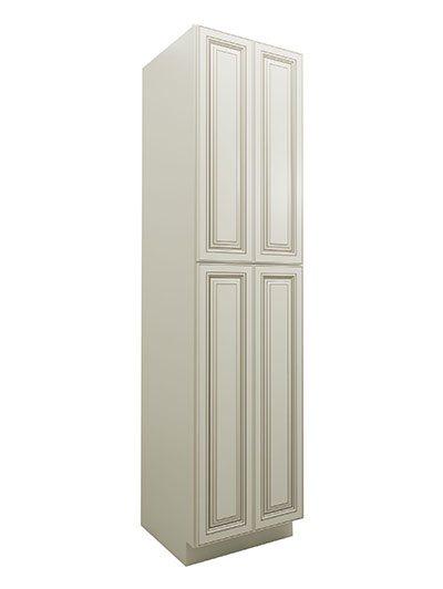 Signature Pearl Wp2496b 4 Door Pantry Cabinet Closed