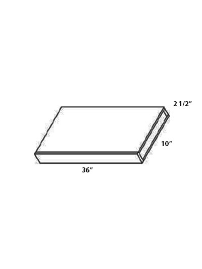 AA-FLS36: Blaze Black Shaker Floating Shelf